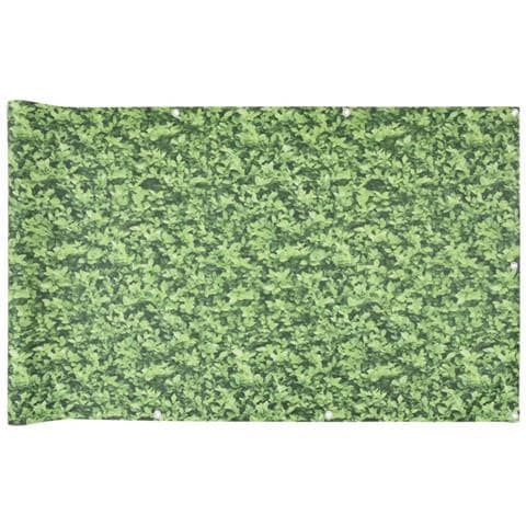 Paravento Da Balcone Con Aspetto Pianta Verde 400x90 Cm Pvc - Foto 2