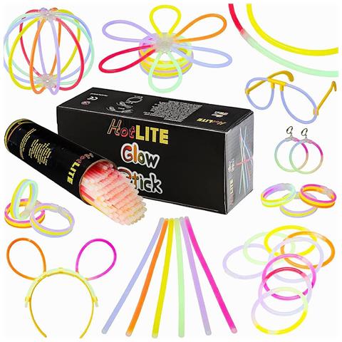 Set Di Bastoncini Luminosi Colorati 100 Pezzi 20 Cm - Foto 1