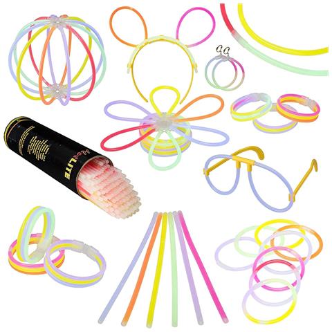 Set Di Bastoncini Luminosi Colorati 100 Pezzi 20 Cm - Foto 5