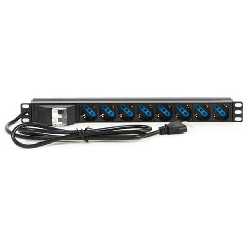 Multipresa alimentazione per rack 19" con 8 prese universali tripolari /schuko magnetotermica (lk10085) - Foto 1
