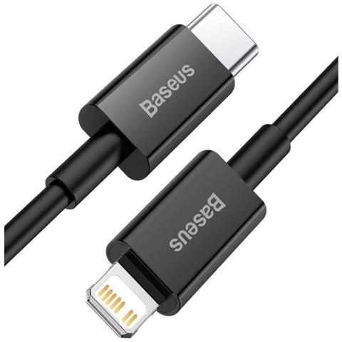Cavo Di Ricarica E Trasferimento Usb-c-lightning 20w 2m, Nero - Foto 2