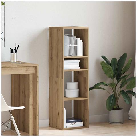 Libreria Rovere Artigianale 34x31x112 Cm In Legno Multistrato - Foto 3