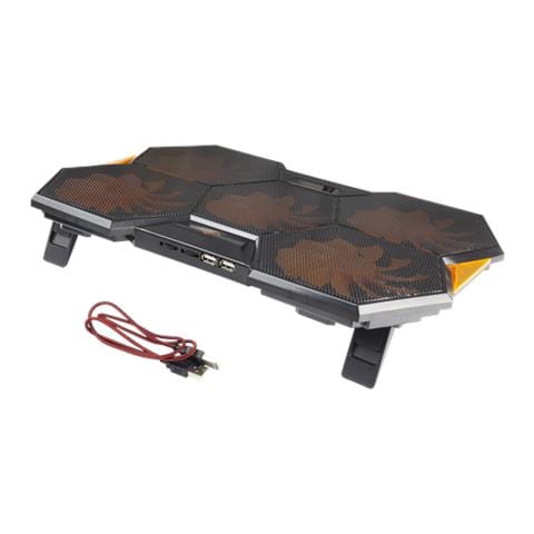 Gam-072 Base Di Raffreddamento Per Notebook 1300 Giri /min Nero, Arancione - Foto 3