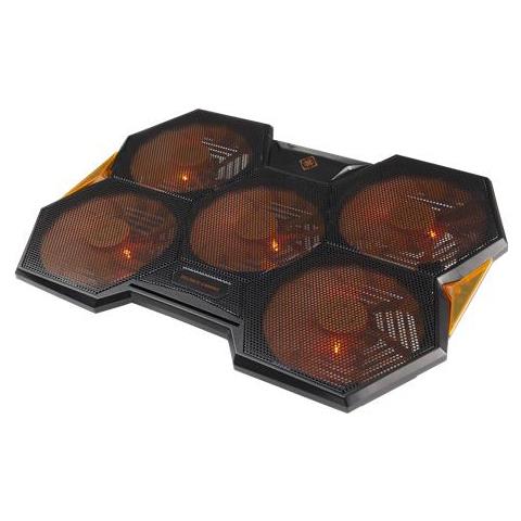 Gam-072 Base Di Raffreddamento Per Notebook 1300 Giri /min Nero, Arancione - Foto 1