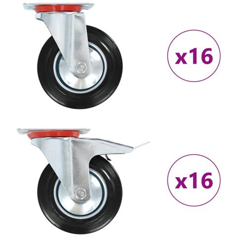 Ruote Girevoli 32 Pz 160 Mm - Foto 2