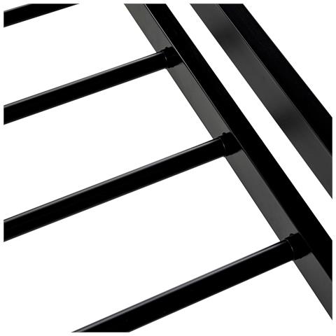 Letto Boulin 140 X 200 Cm Nero - Foto 8