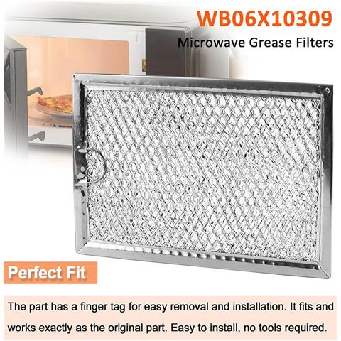 Wb06x10359 Filtro Antigrasso Per Microonde - Alluminio, Argento - Foto 2