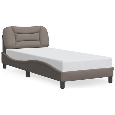 Giroletto senza Materasso Tortora 90x190 cm Tessuto - Foto 1
