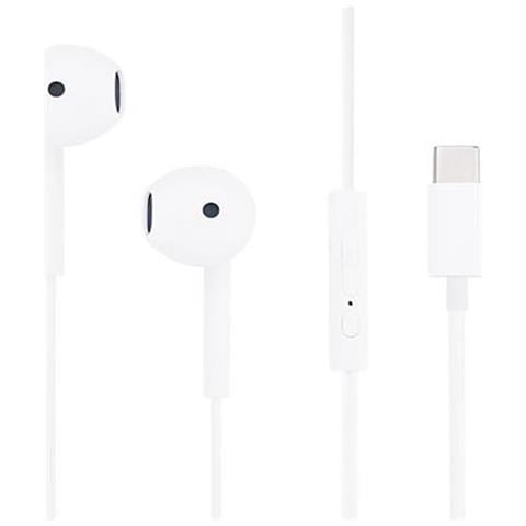 Cuffie Con Filo Usb-c Con Microfono E Telecomando Integrati, Bianco - Foto 1