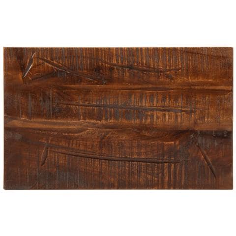 Piano Tavolo 50x20x2,5 cm Rettangolare in Massello di Recupero - Foto 1