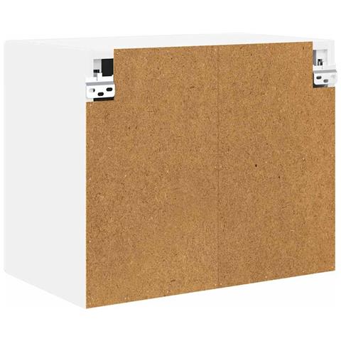 Pensile cucina 2 pcs Bianco 50 x 31 x 40 cm Legno multistrato - Foto 9