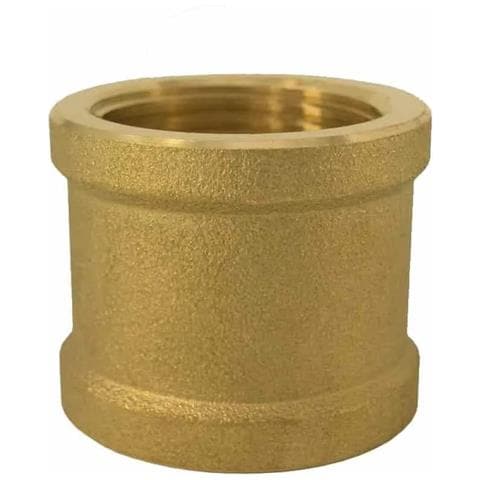 Manicotto Ottone 1 1/4 Ig Raccordo Filettato In Ottone - Foto 1