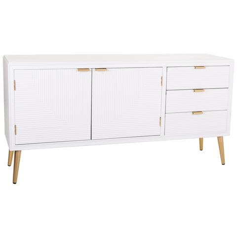 Credenza In Legno Bianco 145x42x71,5h - Foto 1