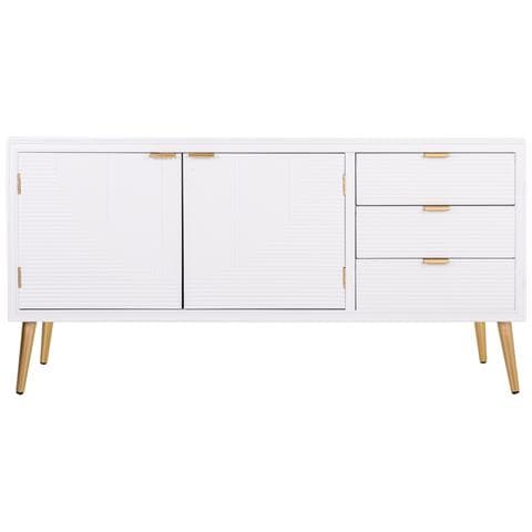 Credenza In Legno Bianco 145x42x71,5h - Foto 2