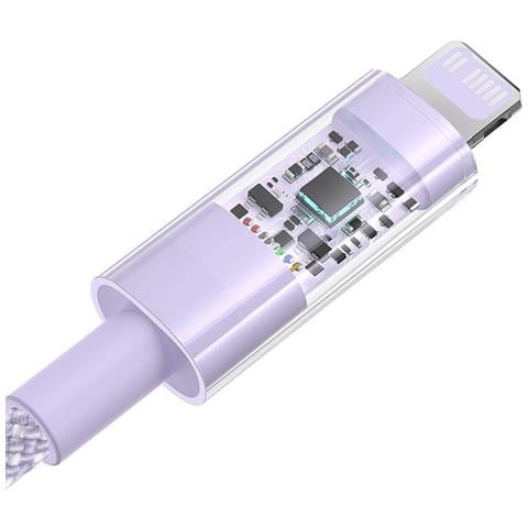 Gem Cavo Di Ricarica Rapida Da Usb-c A Ip 2 M 20 W Viola - Foto 2