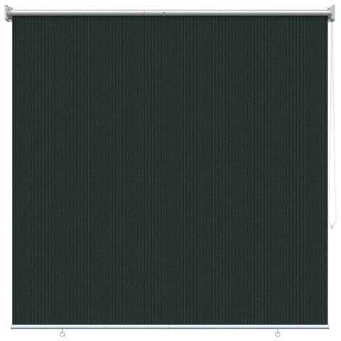 Tenda a Rullo Esterno Blocco UV 90% Verde Scuro 160 x 140 cm - Foto 1