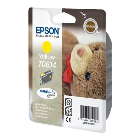 C13T06144020 Cartuccia Ink Originale Gialla per Stylus D68PE / D88PE / D88 Capacità 250 Pagine - Foto 2