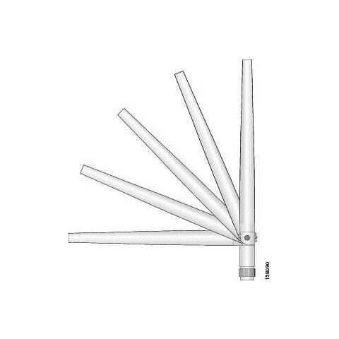 Antenna / 2.4 GHz White Dipole w / RP-TNC - Foto 4