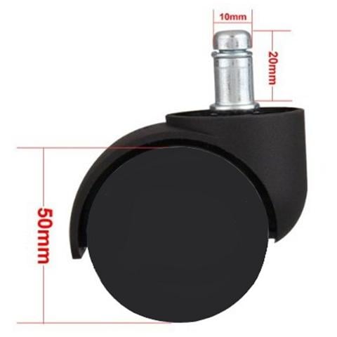 ICA-CT 892-WHE Ruota a Clip Sostitutiva per Sedie - Foto 2