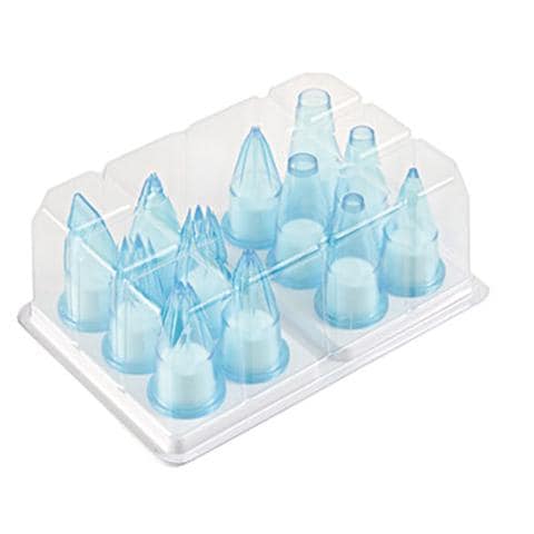 Beccucci per Sac à Poche in Plastica 12 Pezzi - Foto 1