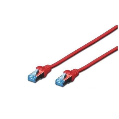 Cavo Rete Schermato F / Utp Cat. 5E - Mt. 0,25 - Colore Rosso - Foto 1
