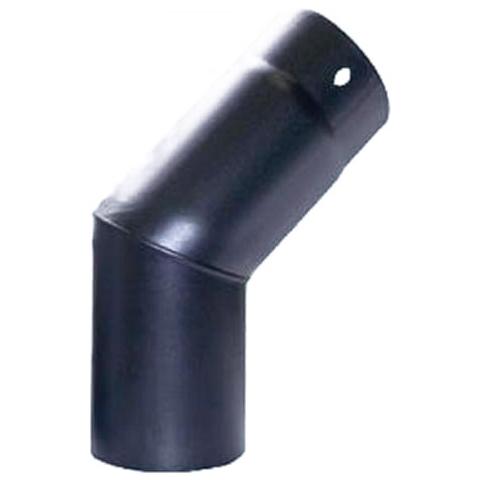 Tubo a gomito per stufa diametro 14 cm con rivestimento porcellanato - Foto 1