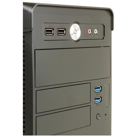 Case River Mini Tower Micro-ATX 2 Porte USB 3.0 Colore Nero  - Foto 4