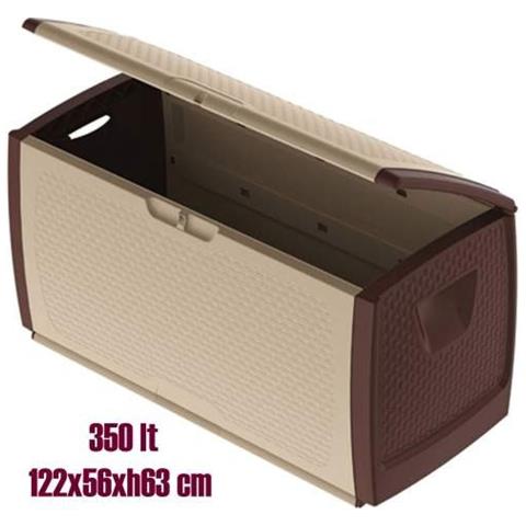 Contenitore Interno / esterno Mettitutto Big 350lt. Colore Cacao - Foto 2