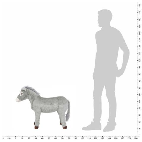 Asino in Peluche in Piedi Grigio XXL - Foto 5