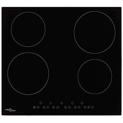 Piano Cottura 50784 Elettrico 4 Zone Cottura da 59 cm Colore Nero - Foto 1