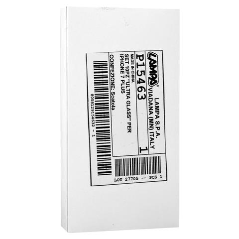 Ultra Glass, Vetro Temperato Ultra Sottile, Set 10 Pz - Apple Iphone 7 Plus / 8 Plus - Foto 2