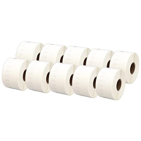 10 Rotoli 11356 S0722560 89mm X 41mm Etichette Compatibili Per Dymo Labelwriter 4xl 450 400 330 320 310 Twin Turbo Duo Seiko Slp 450 430 420 400 240 220 200 120 100 Pro Plus (300 Etichette Per Rotolo)  - Foto 2