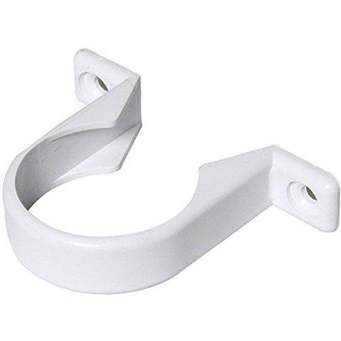 Bh02880 Rifiuti Di Compressione E Push-fit Per Tubi In Acciaio Clip Bianco 40mm - Confezione Da 4 - Foto 1