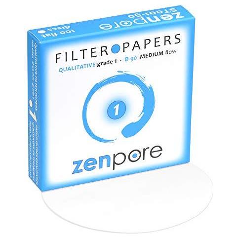 9 Cm Filtro Lab Di Carta Standard Qualitativo Grade 1 - Flusso Medio (100 Dischi) - Foto 1