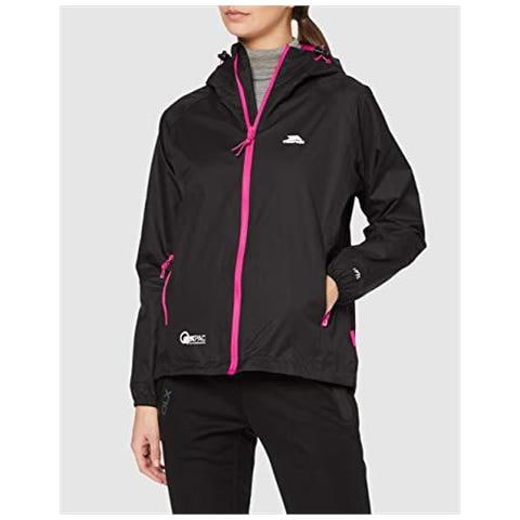 Qikpac Giacca Femminile Nero Xxs Compatto Packaway Giacca Impermeabile Per Le Donne Xx-small 2x-small 2xs Nero - Foto 1