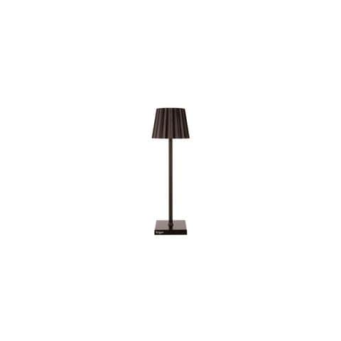 Lampada Da Tavolo Led Ricaricabile Marrone 38 Cm K-light Marrone - Foto 4
