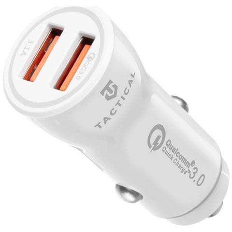 Caricabatterie Originale Da Accendisigari Auto Ysl-399 3.1a Con 2x Usb White - Foto 1
