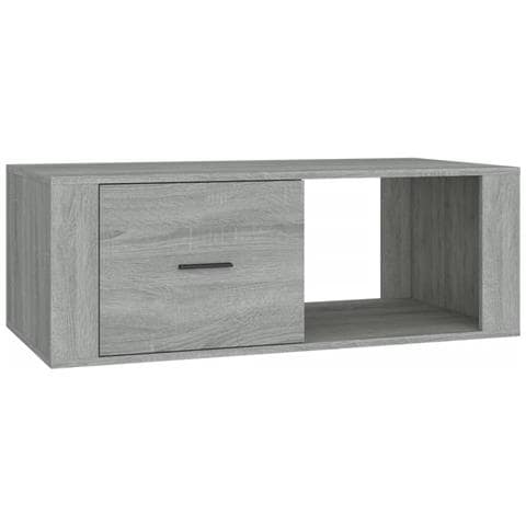 Tavolino Salotto Grigio Sonoma 100x50,5x35 Cm Legno Multistrato - Foto 1