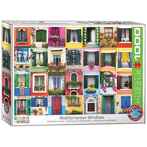 (eurhr Windows Mediterraneo Puzzle Da 1000 Pezzi Puzzle Da 1000 Pezzi (6000-5350) - Foto 1