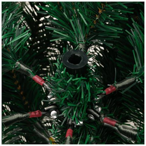 Albero Natale Artificiale Incernierato Con Pigne E Bacche 150cm - Foto 10