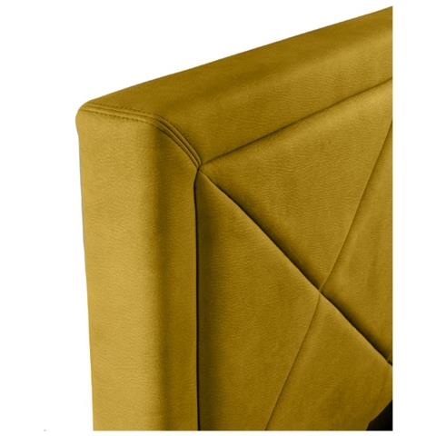 Letto Matrimoniale, Modello Miami, L'elemento Principale E La Lavorazione Della Testata Letto, Rete A Doghe 180x190 Cm, Tessuto Giroletto Sfoderabile, Made In Italy - Foto 7