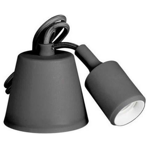 Lampada Da Tavolo Nero Silicone 220-240 V 60 W (98,4 X 4,4 Cm) - Foto 1