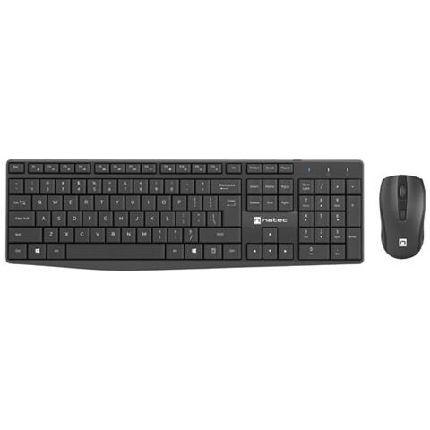 Tastiera e Mouse Wireless 5901969437300  (Layout US International) Colore Nero - Foto 1
