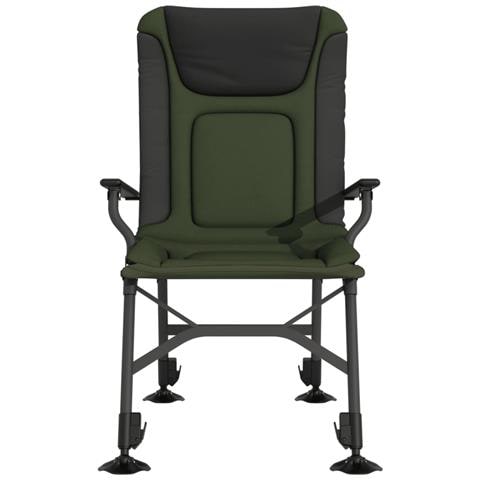 Sedia Da Pesca Con Braccioli Pieghevole Verde - Foto 3