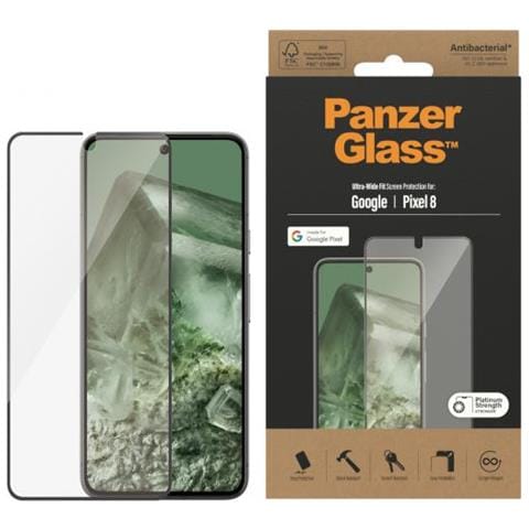 Pg Scrn Prot Google New Pixel 7 Uwf Blck Pellicola Proteggischermo Trasparente 1 Pz - Foto 3