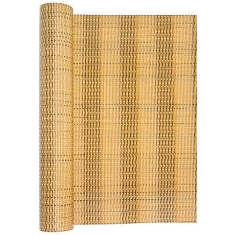 Paravento Da Balcone Marrone Chiaro 400x90 Cm In Polyrattan - Foto 2