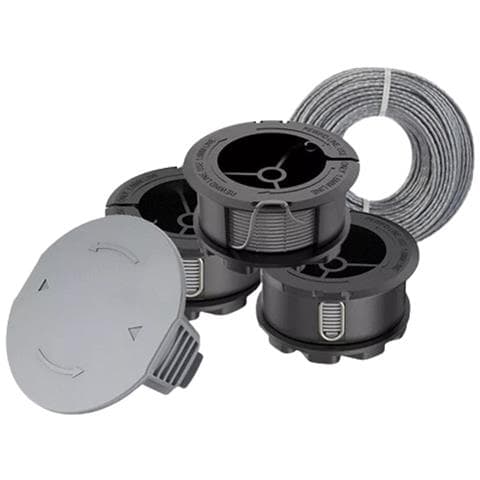 Tappo Di Ricambio Per Bobina Con Filo Per Decespugliatore Per Bosch Universal Grasscut 18-26 Black - Foto 1