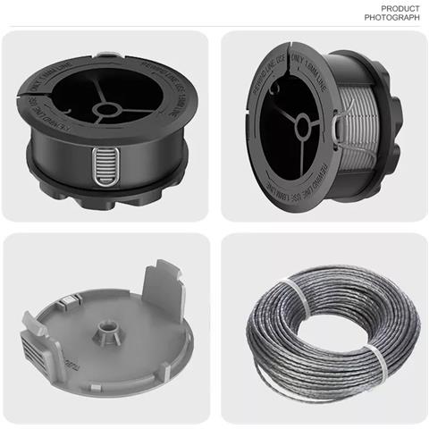 Tappo Di Ricambio Per Bobina Con Filo Per Decespugliatore Per Bosch Universal Grasscut 18-26 Black - Foto 7