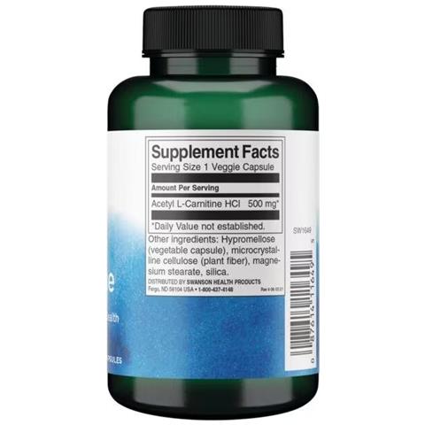 Acetil L-carnitina 500 Mg 100 Capsule Vegetali - Foto 2