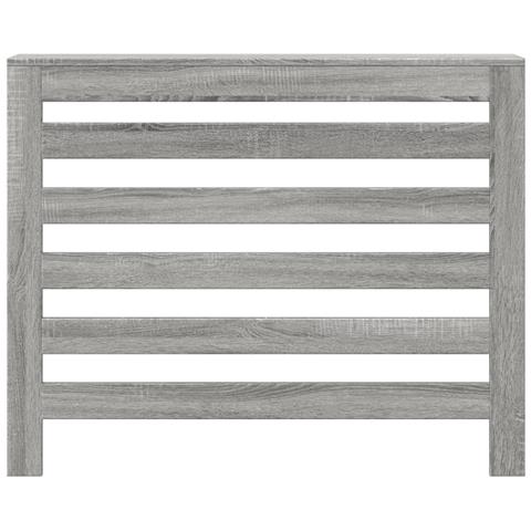 Copertura Termosifone Grigio Sonoma 104x20x82 Legno Multistrato - Foto 3